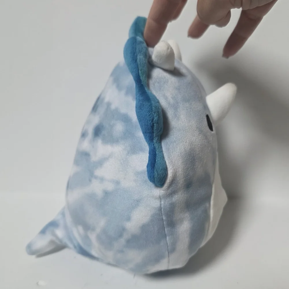 Squishmallow Jerome Blue Tie Dye Triceratops Dinosaur Plush Stuffed Animal NWT